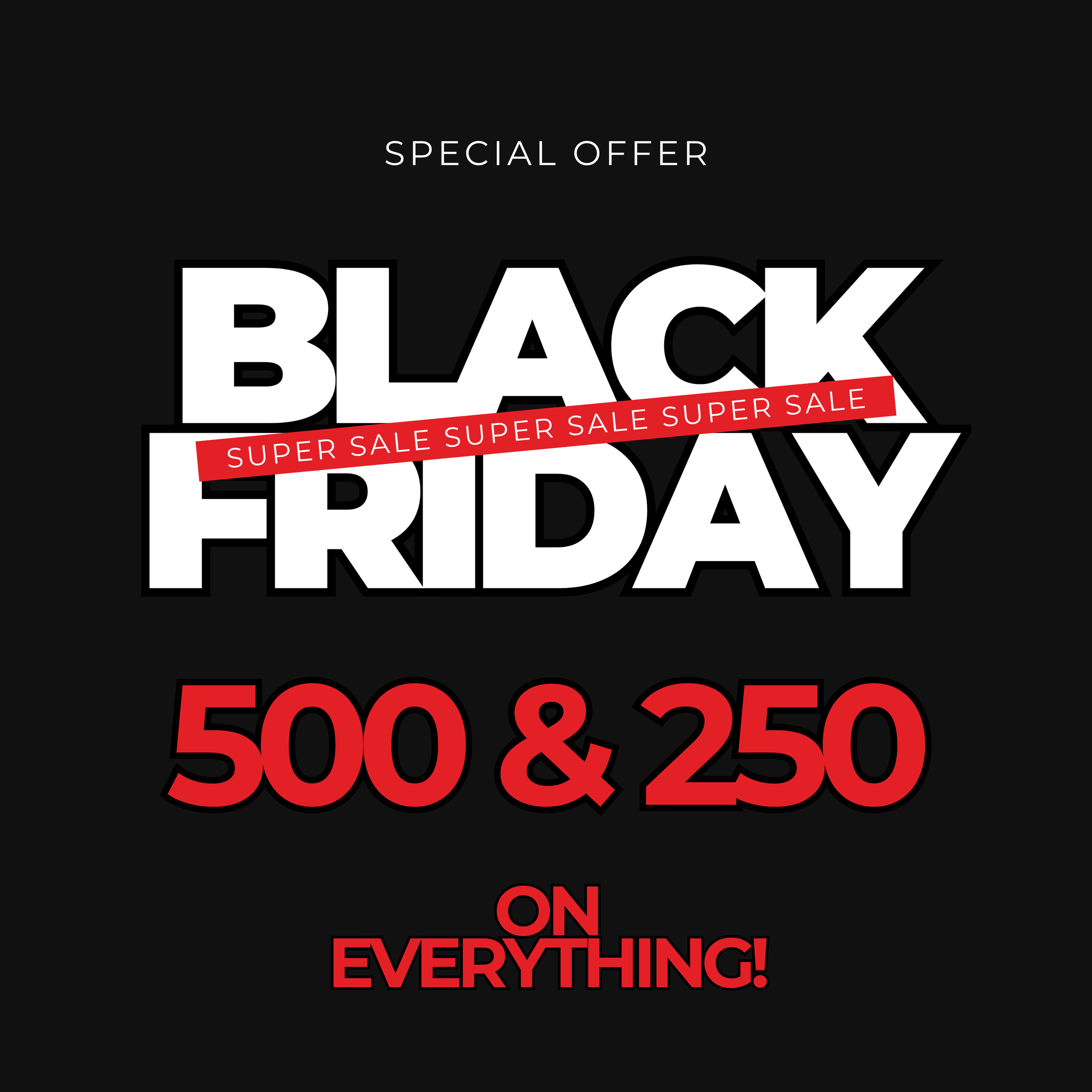 Black Friday 500