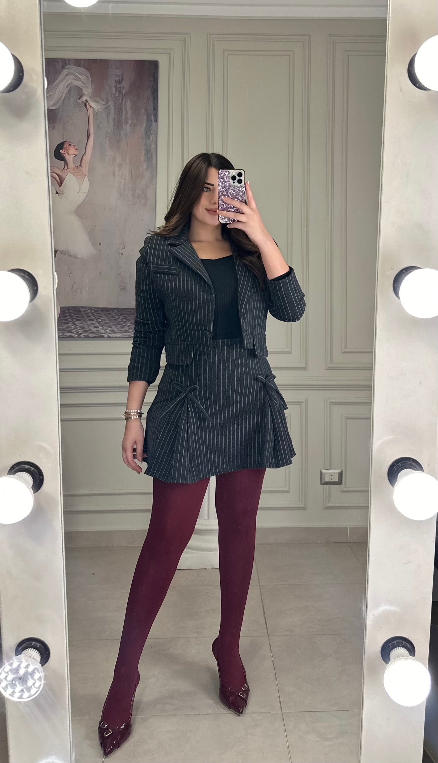 Out Of Office Cropped Wool Blazer