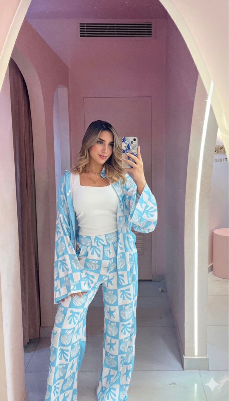 Pretty Shells Set - Baby Blue