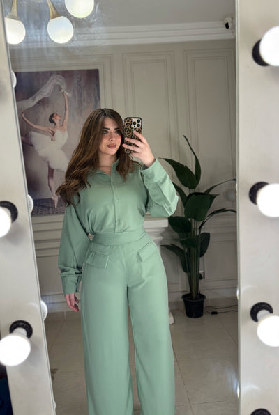 Fashion Icon Basic Premium Shirt - Pistachio