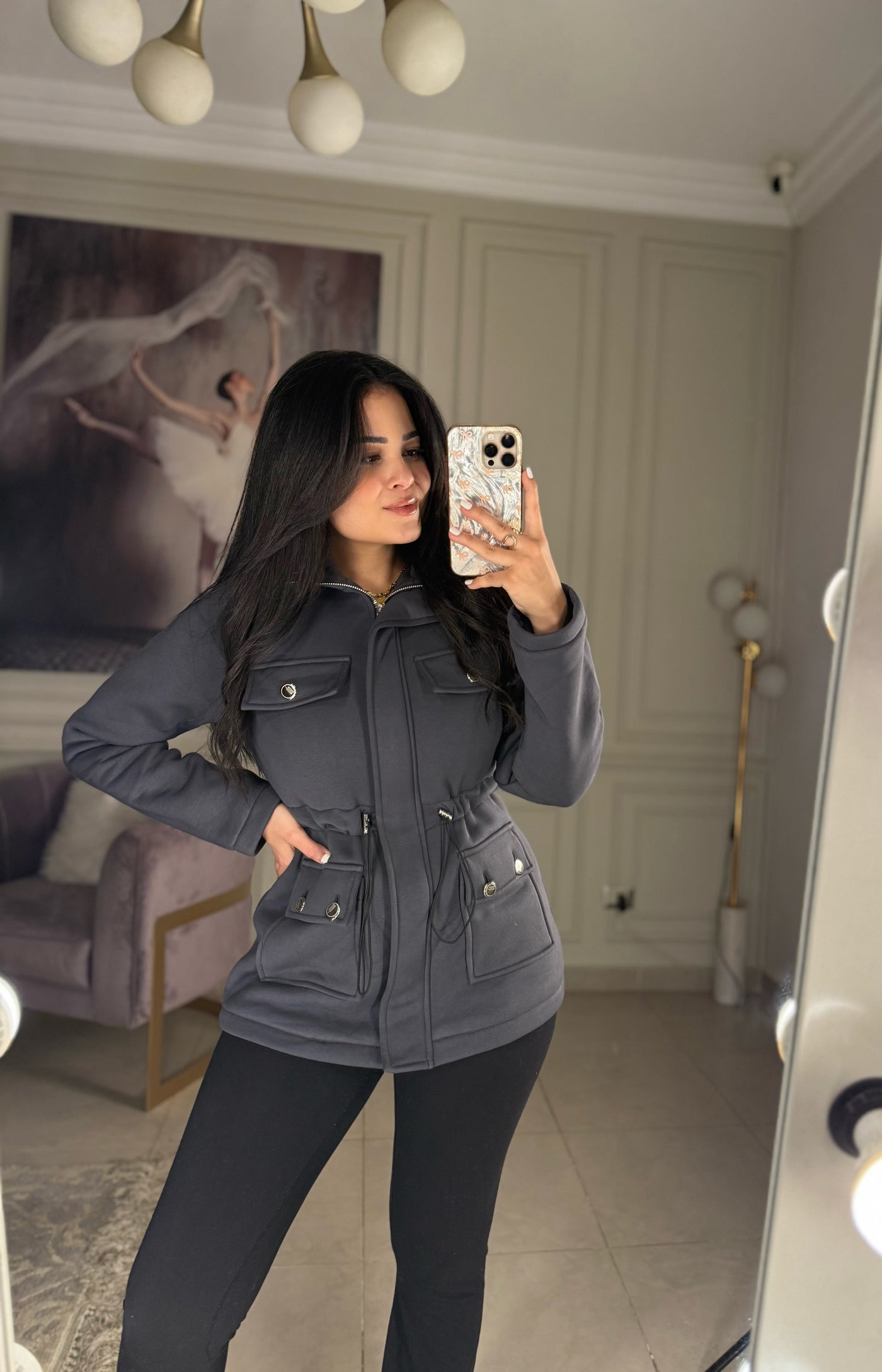 Daily Slay Winter Jacket - Grey