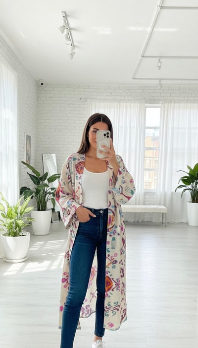 Bali kimono - purple