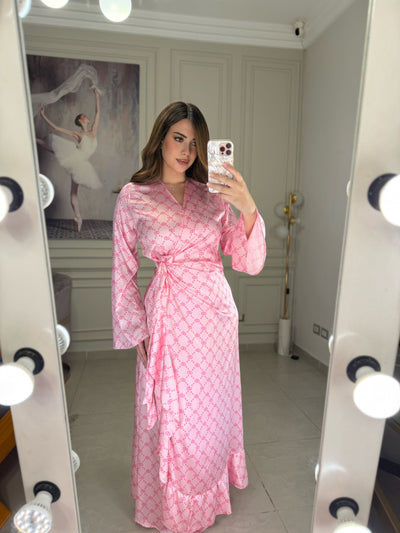 In My Yacht Wrap Dress - OB