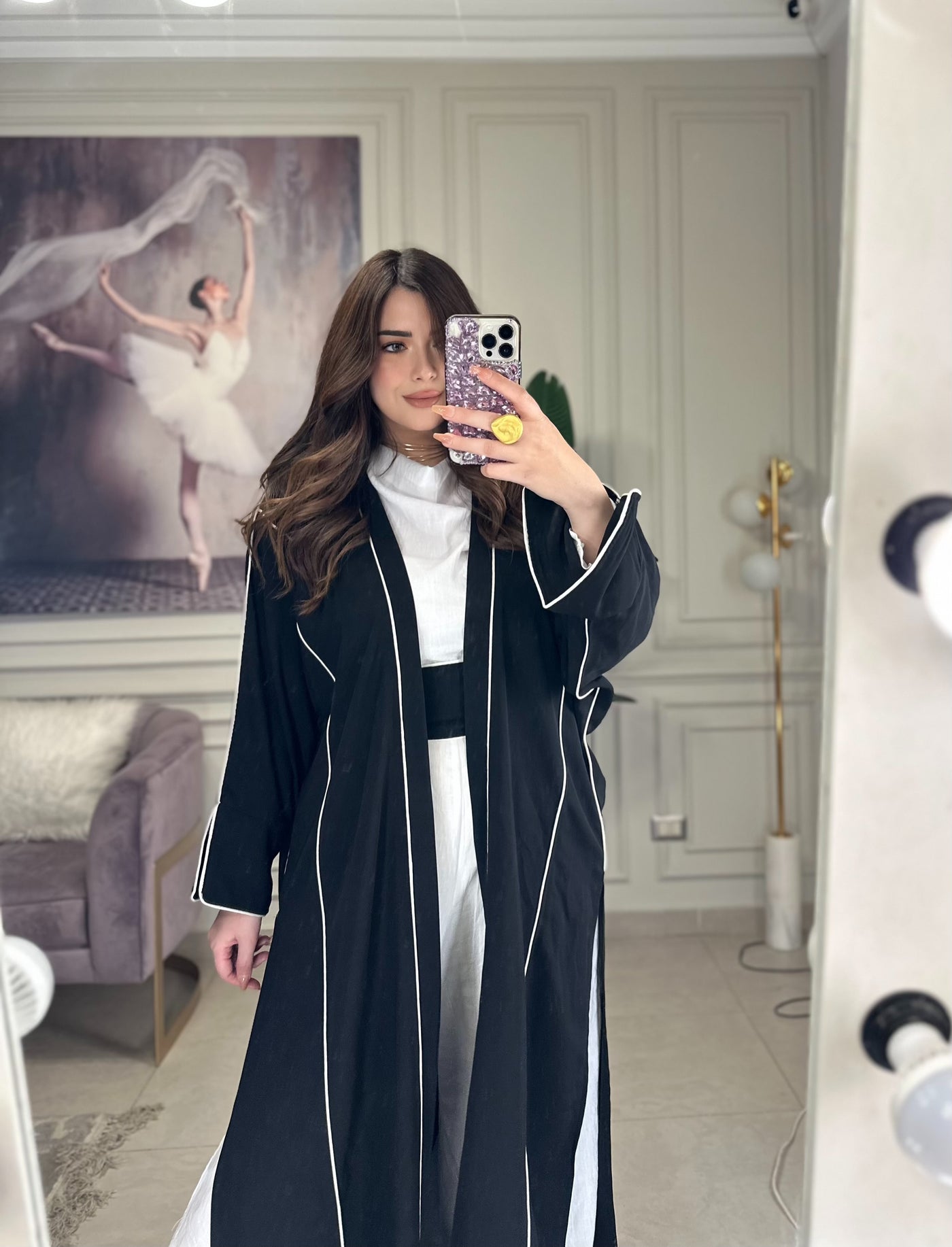 Love Trims Kaftan - Black