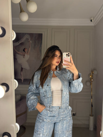 Level Up Glowing Denim Set