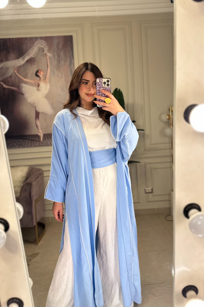 Love Trims Kaftan - Baby blue