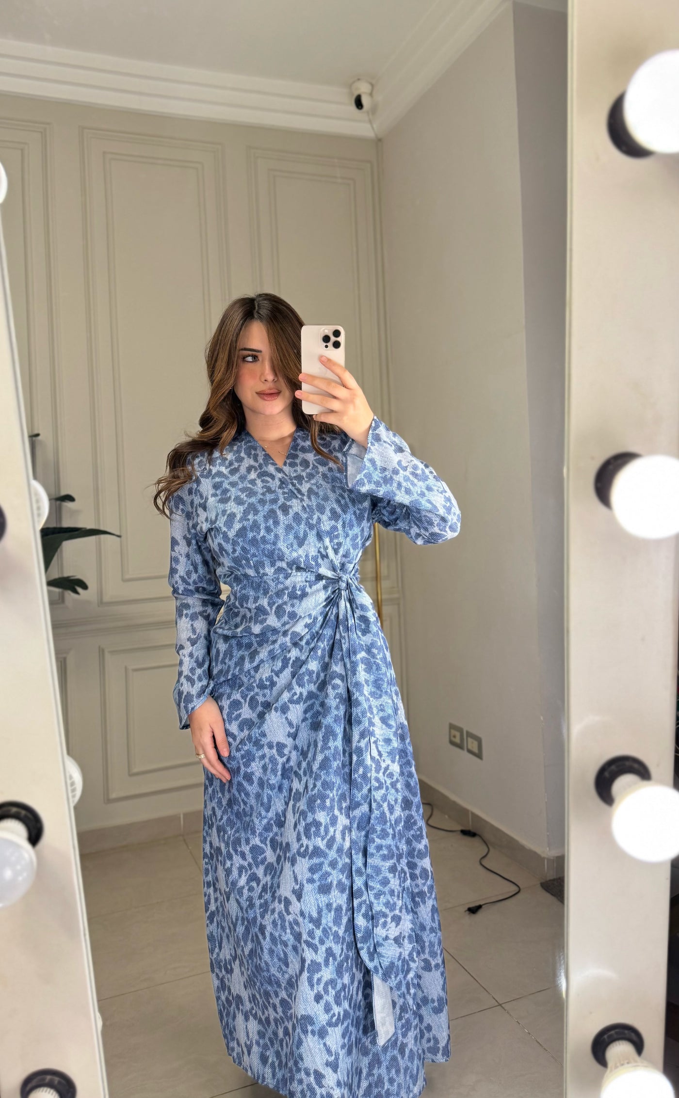 Off to Bali Denim Effect Dress