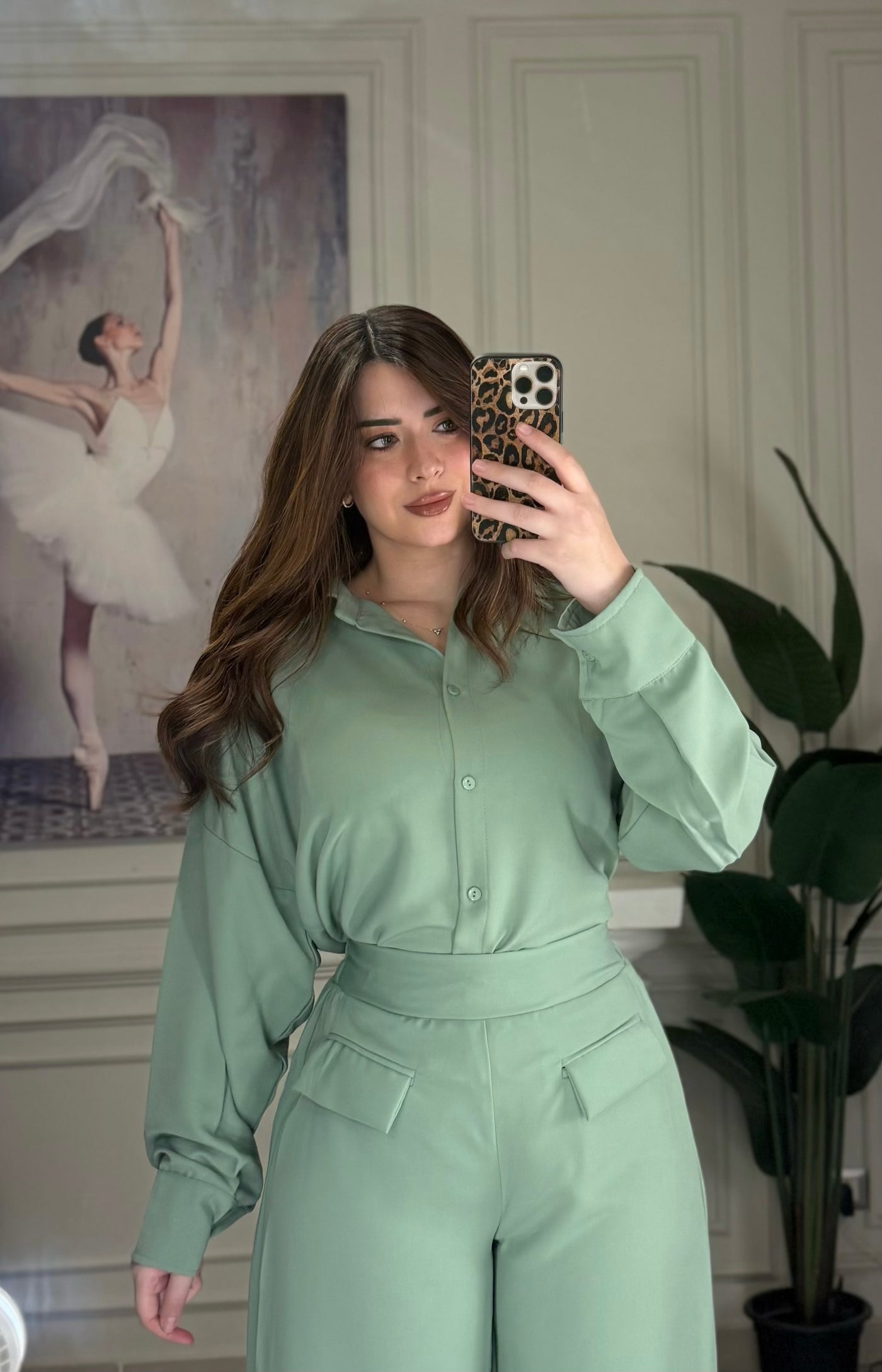 Fashion Icon Basic Premium Shirt - Pistachio