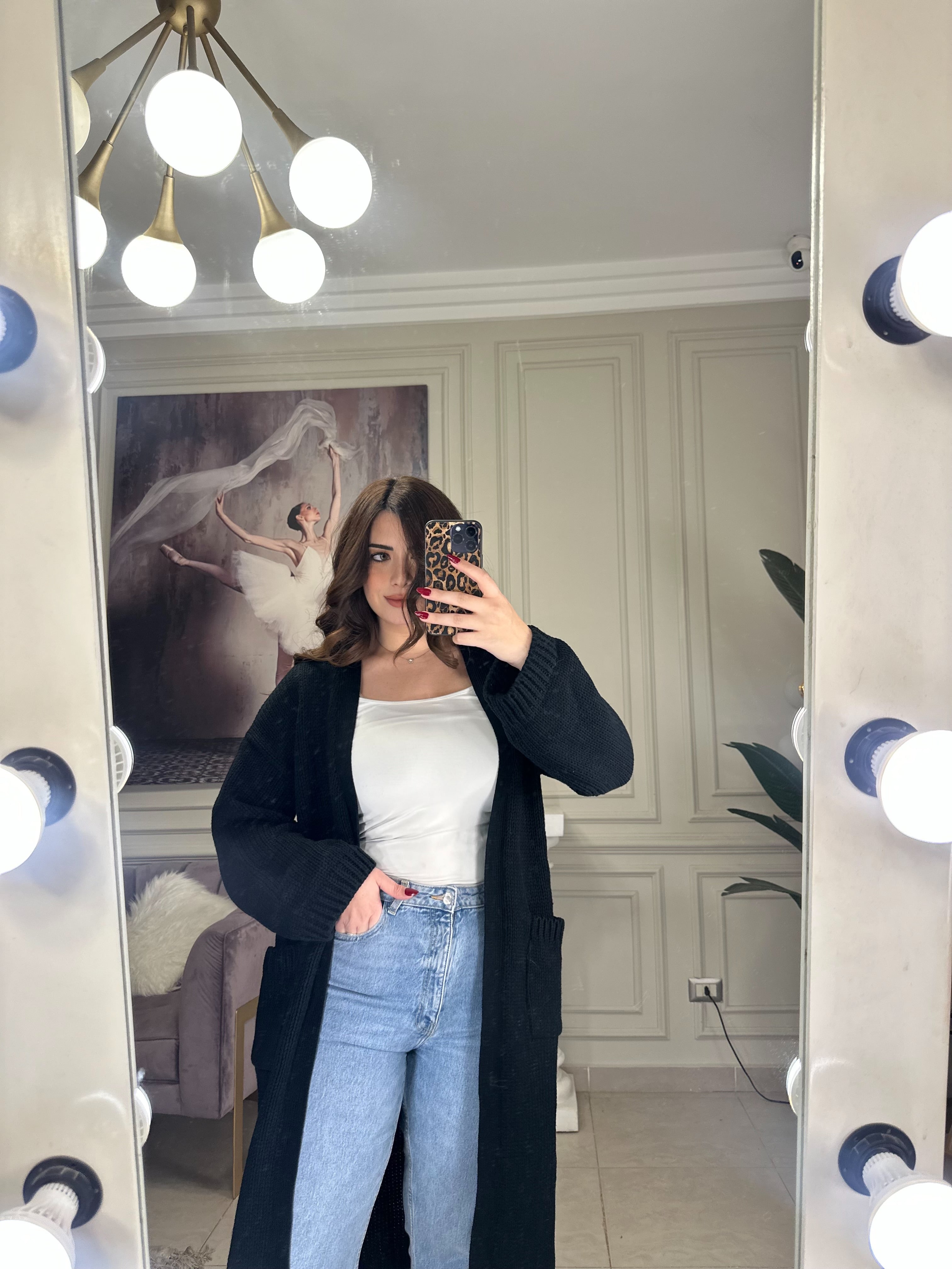 Anytime Knit Cardigan - Black – Obsession Boutique eg