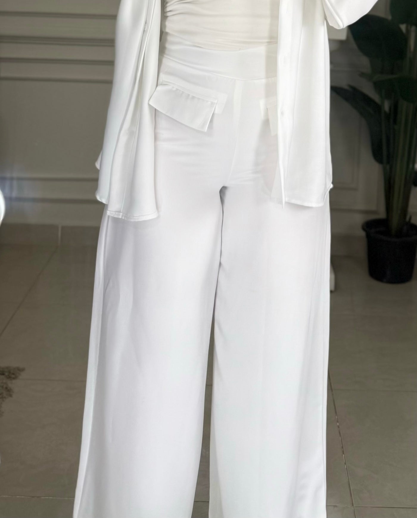 Fashion Icon Premium Pants - OffWhite