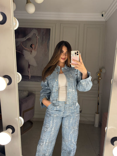 Level Up Glowing Denim Set