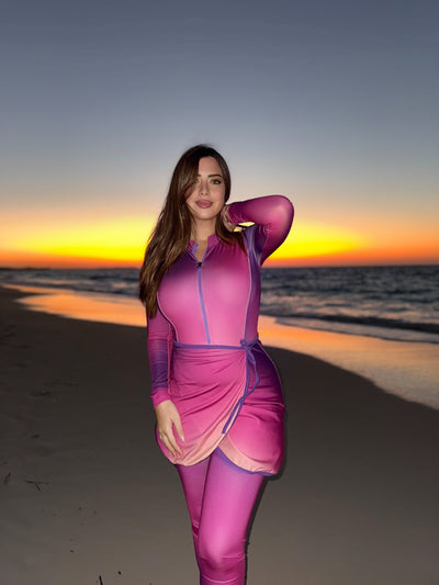 Sunset Bombshell Burkini