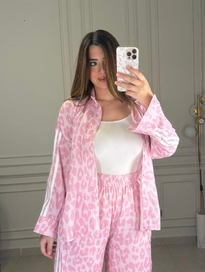 Fierce & Pretty Leopard Shirt - Pink