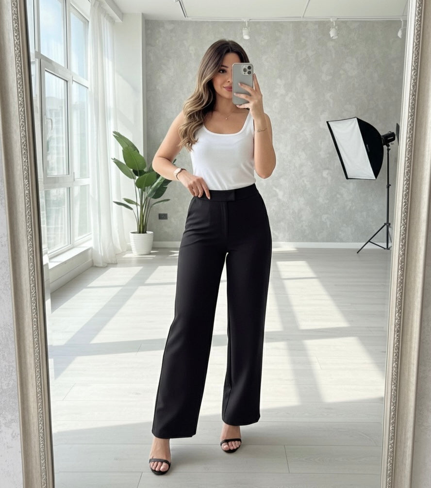 Boss Status Formal Pants - Black