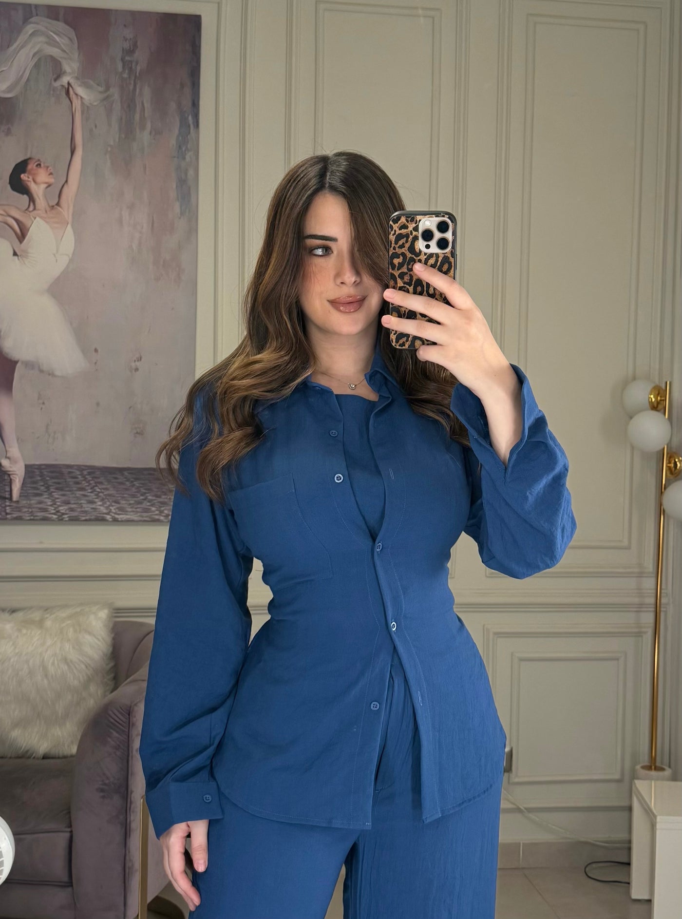 Morning Date Linen Shirt - Petroleum