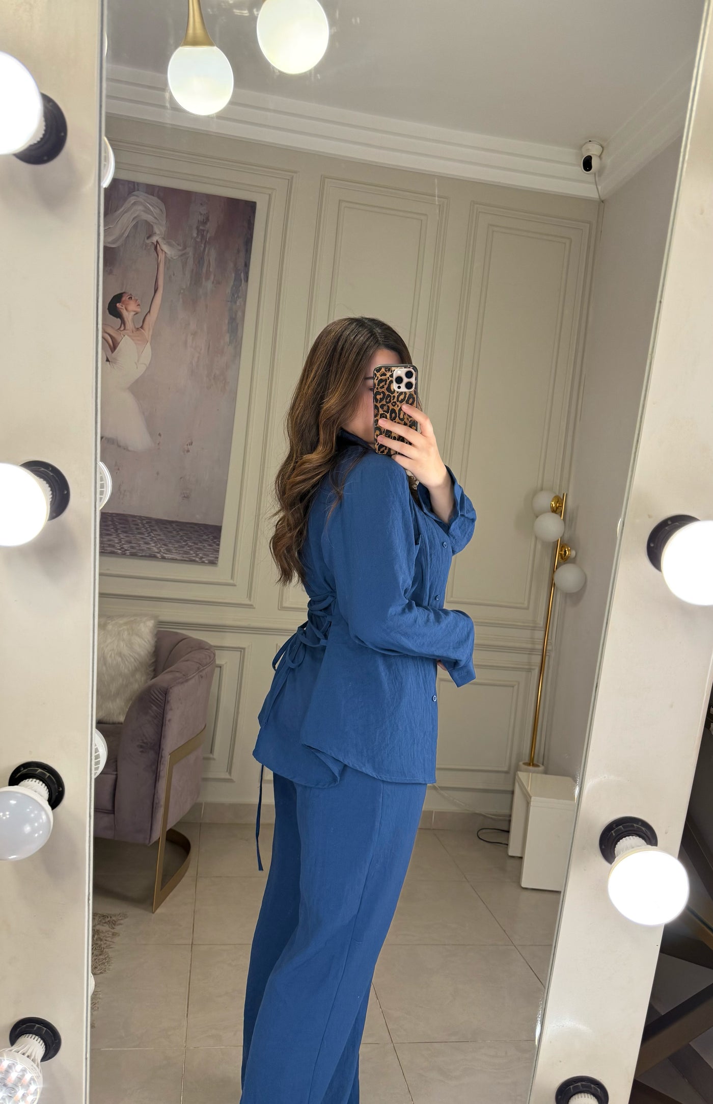 Morning Date Linen Set - Petroleum