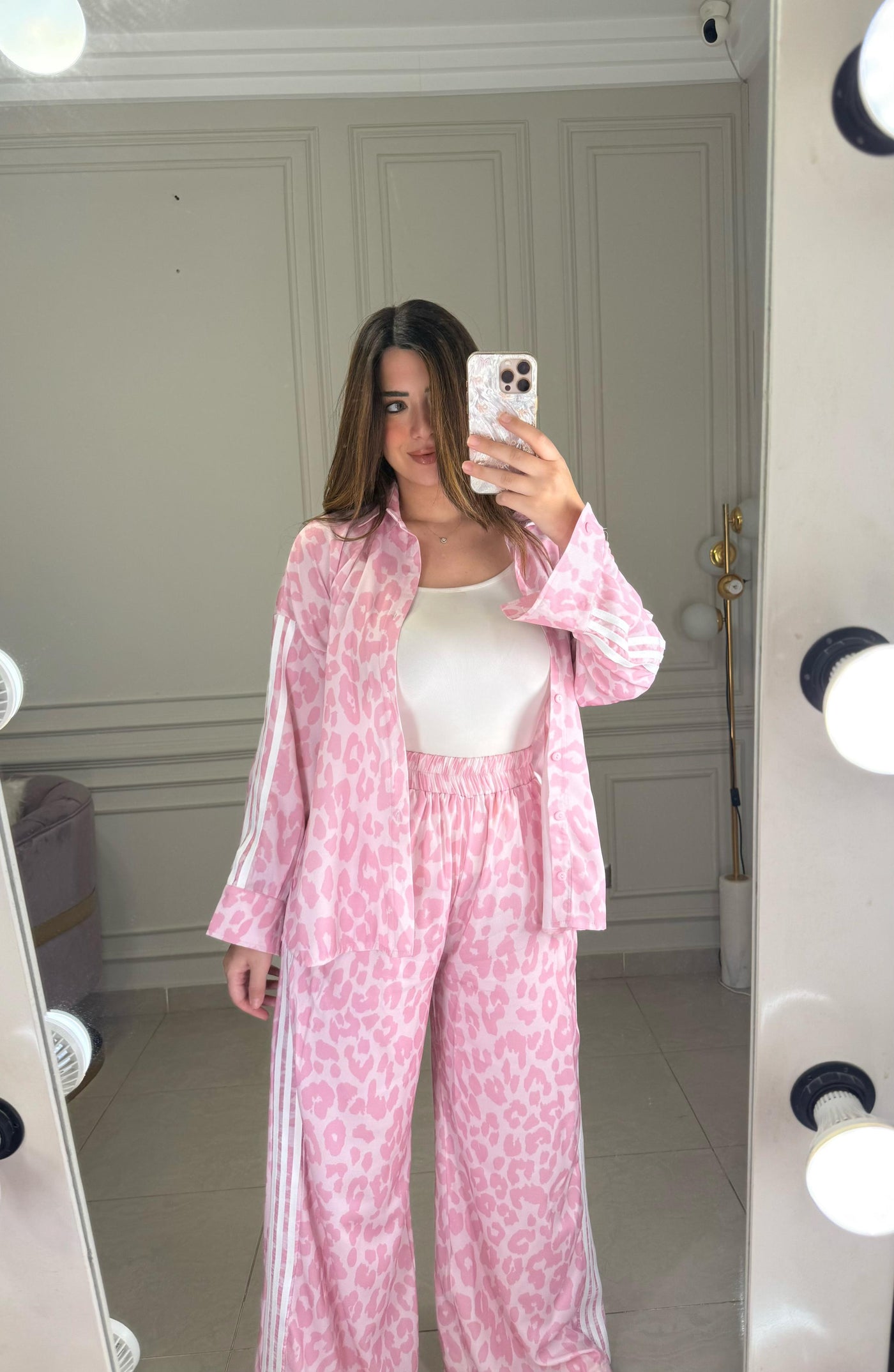 Fierce & Pretty Leopard Set - Pink