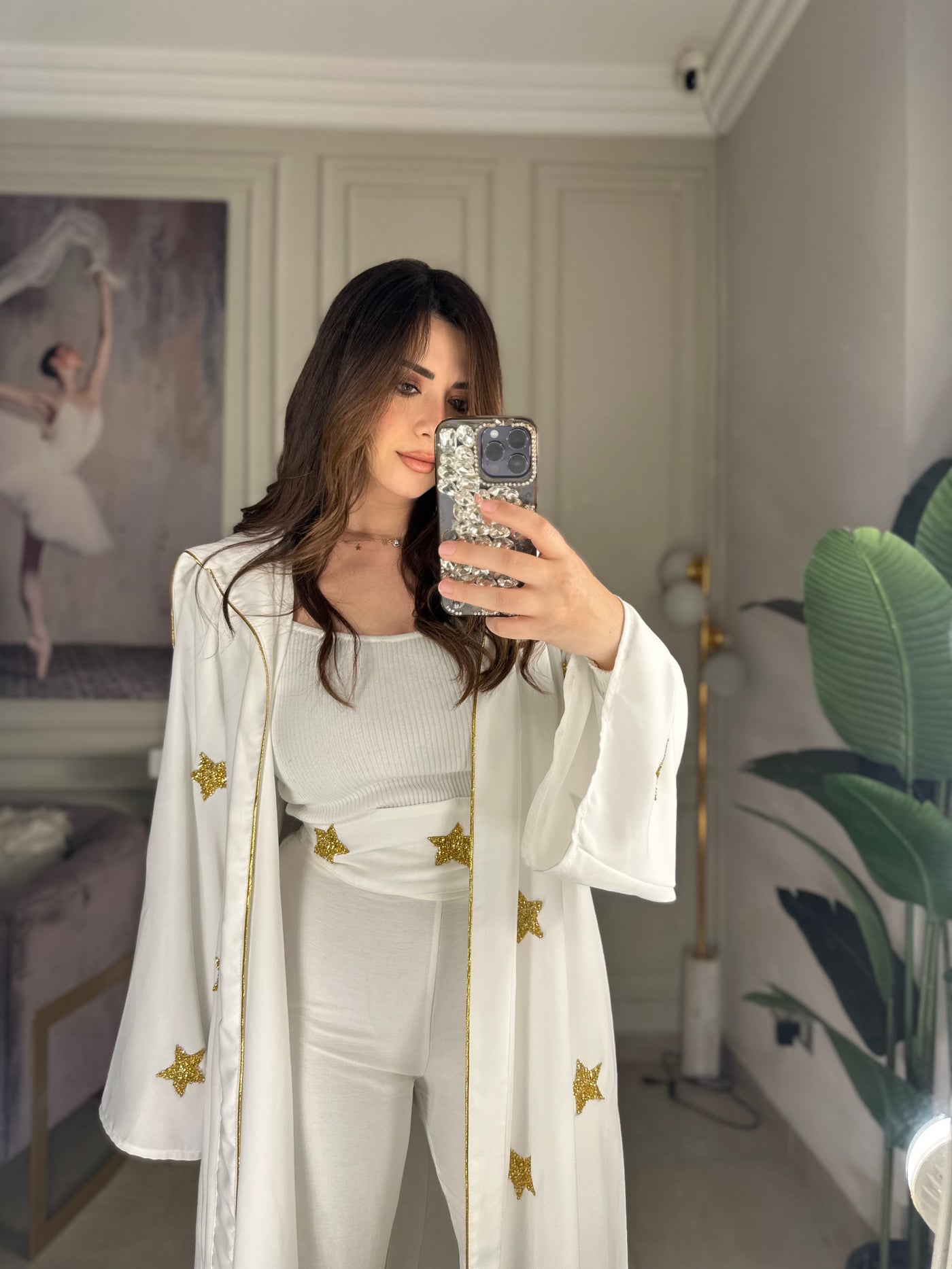 Star Of The Show Hooded Kaftan - Off White