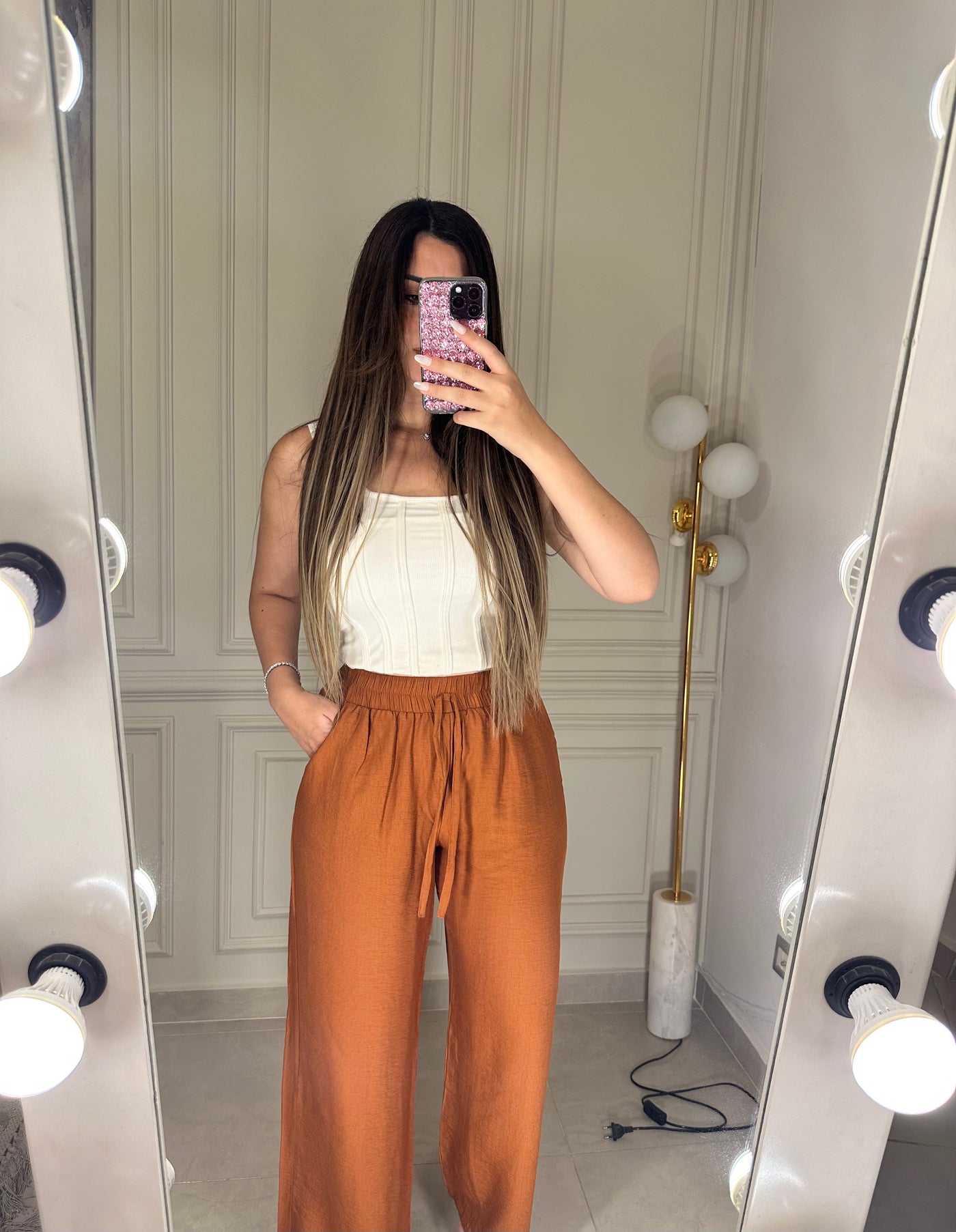 Standout Style Linen Pants - Camel