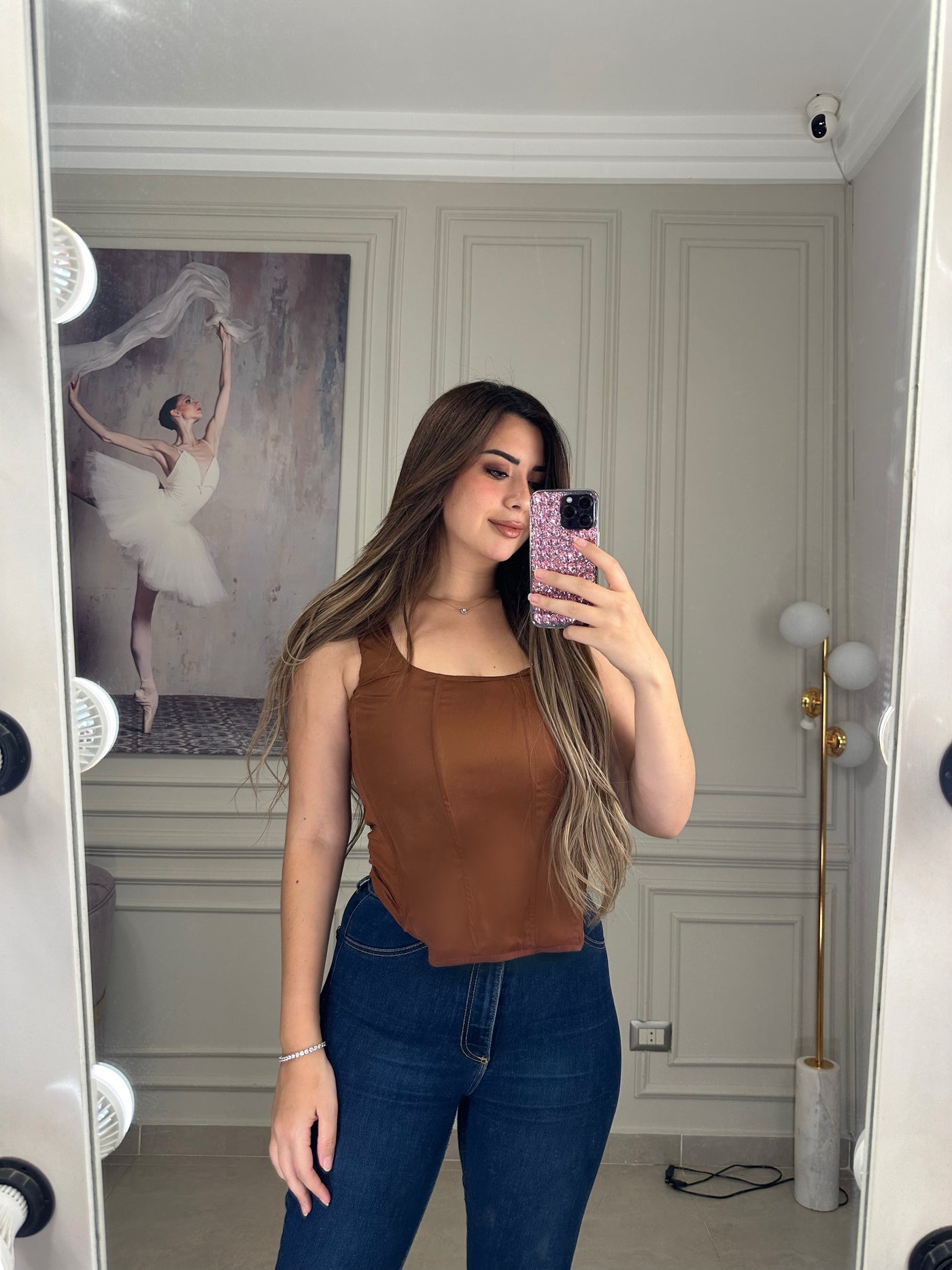 Basic Corset Top - Hazelnut