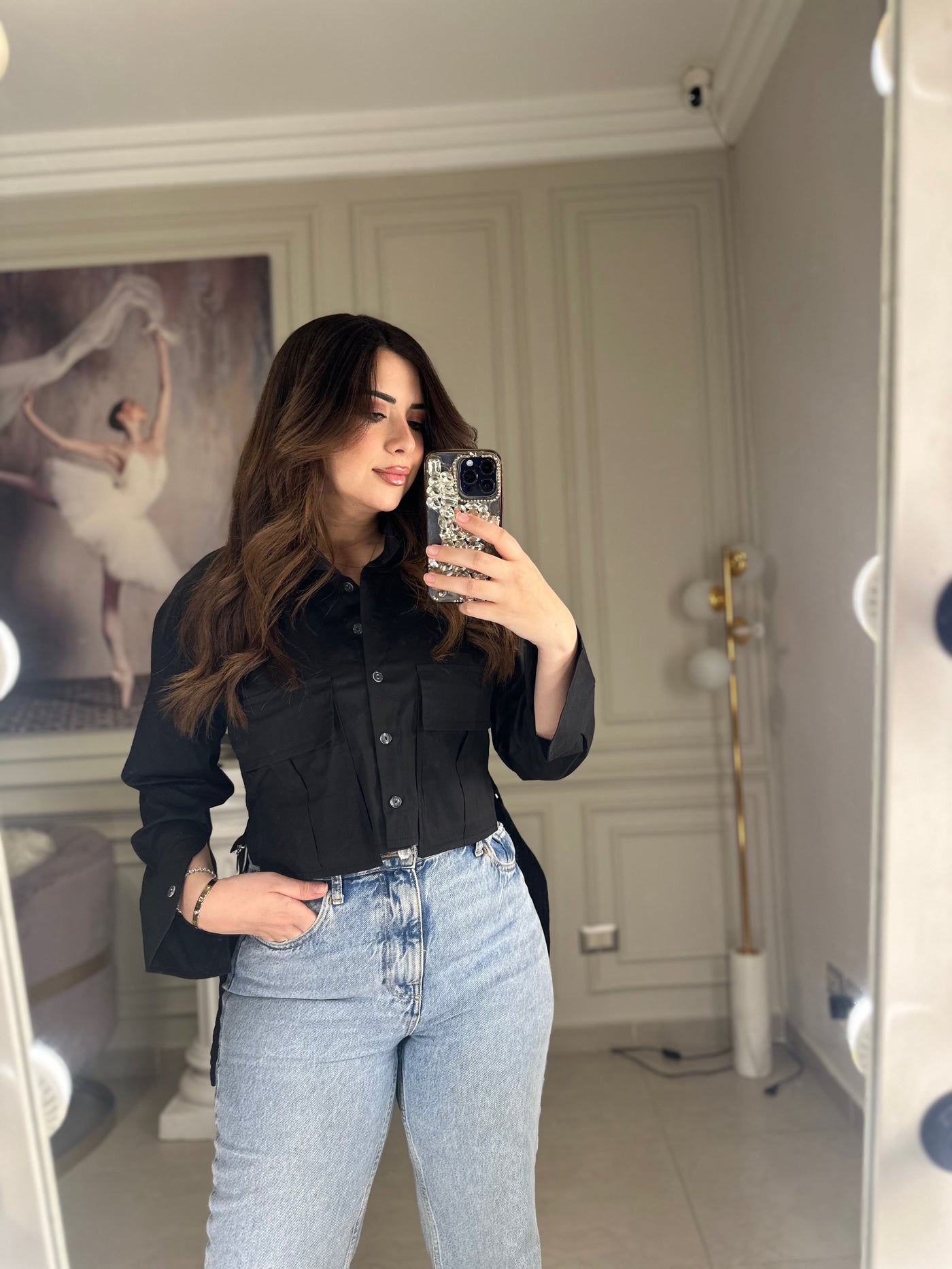 Chic Inspo Multiway Shirt - Black