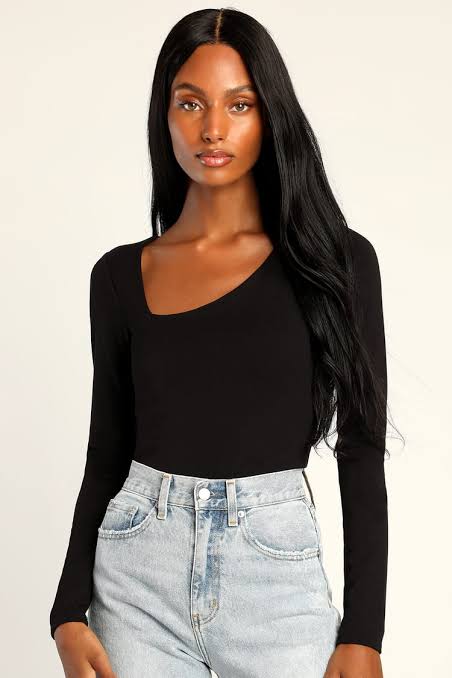 Bold Asymmetric Top - Black