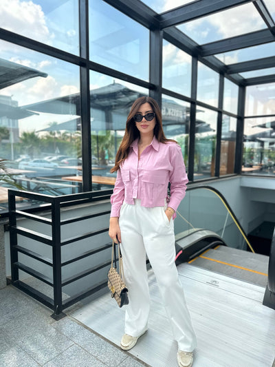 Chic Inspo Multiway Shirt - Pink