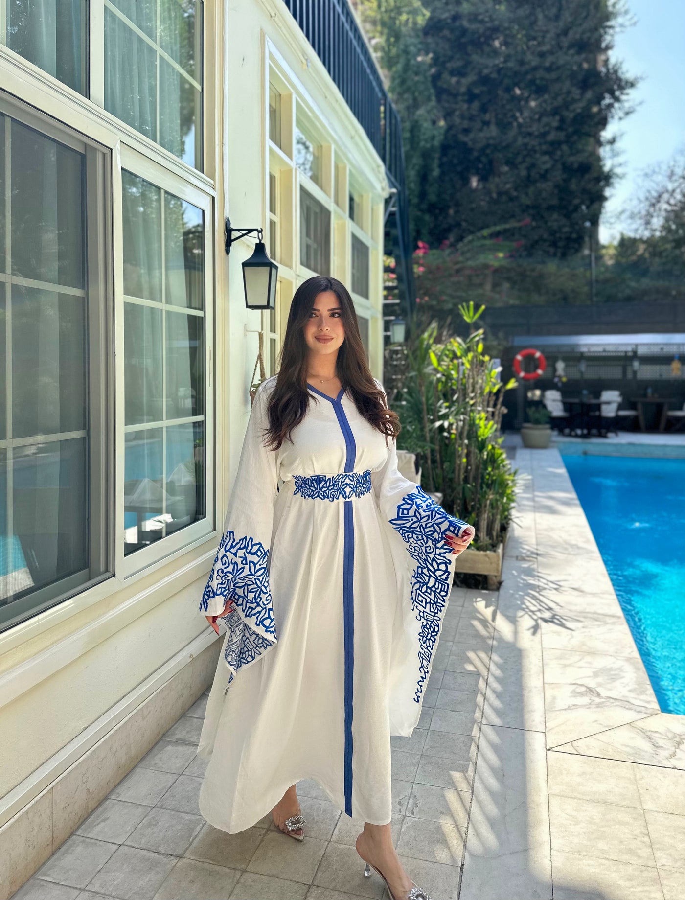 Moroccan Girl Embroidered Kaftan