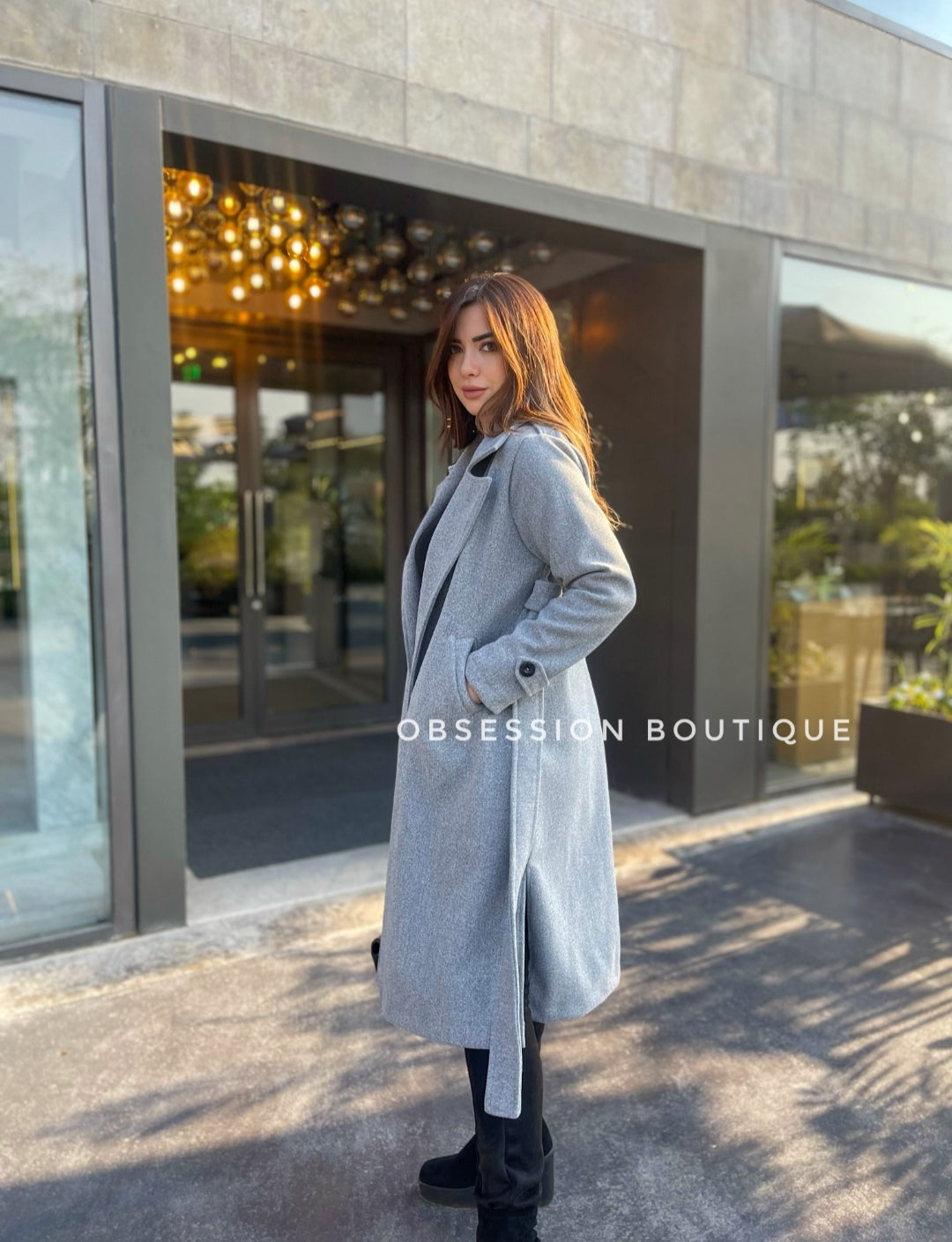 English Girl Coat - Heather Gray