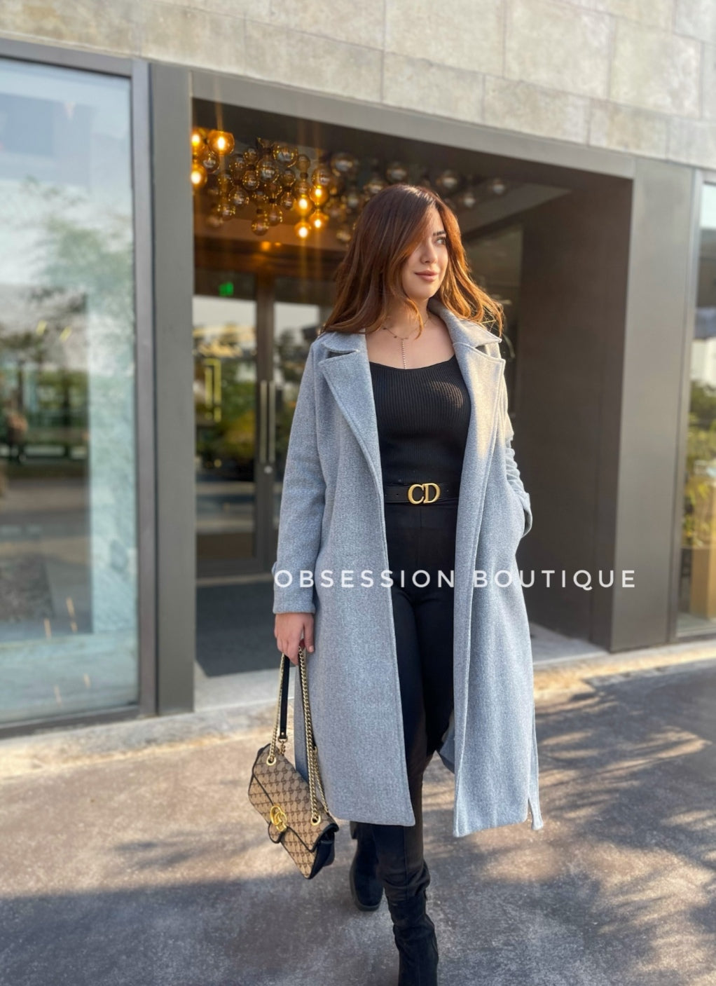 English Girl Coat - Heather Gray