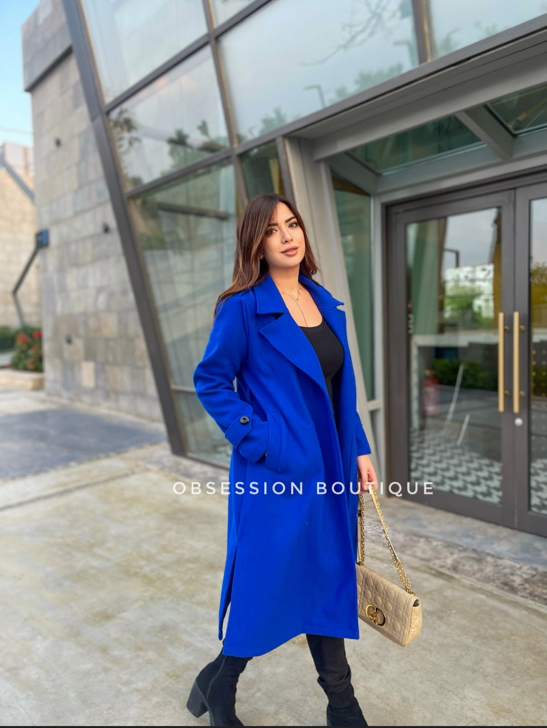 English Girl Coat - Royal Blue