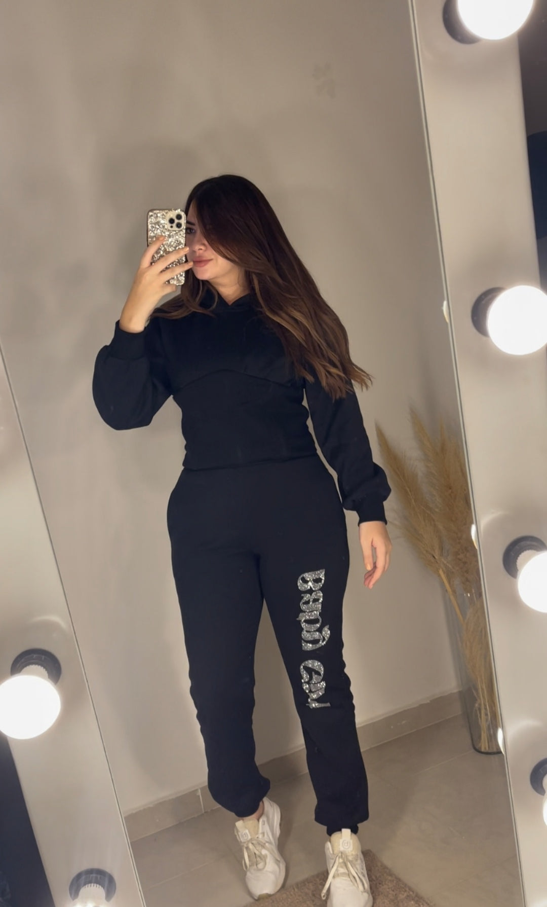 Baby Girl Rhinestones Jogger Pants
