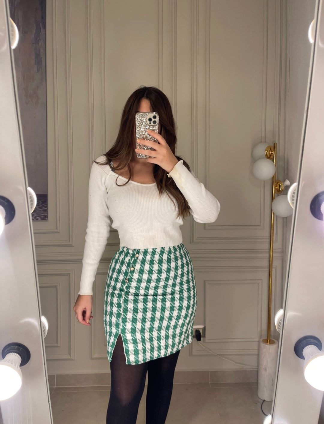 London Girl Skirt - Emerald Green