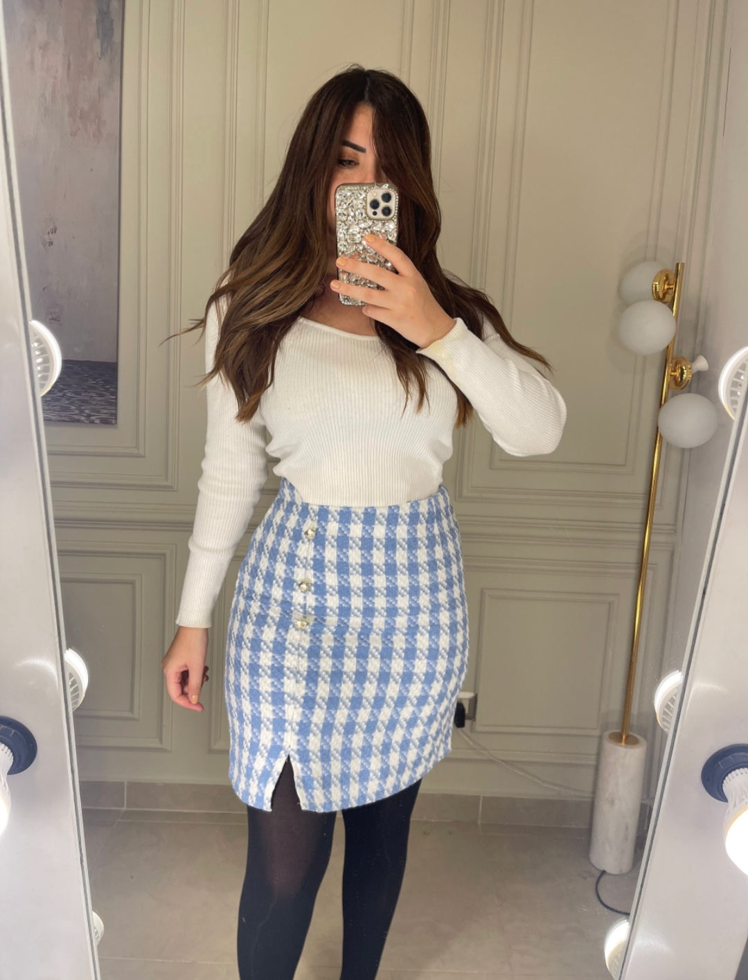 London Girl Skirt - Baby Blue
