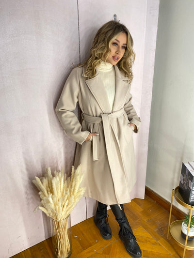 English Girl Coat - Light Beige