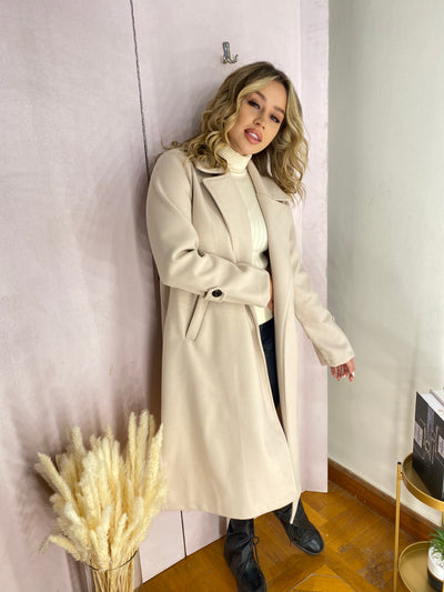 English Girl Coat - Light Beige