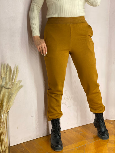 Stop & Stare Jogger Pants - Camel
