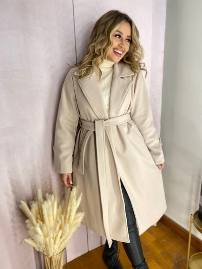 English Girl Coat - Light Beige