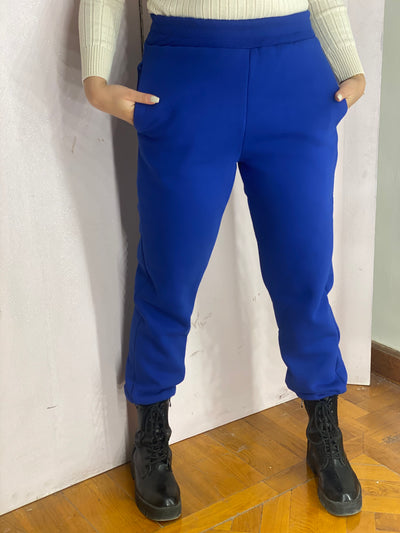 Stop & Stare Jogger Pants - Royal Blue